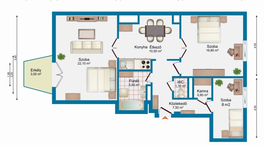 Budapest I. kerület Eladó Lakás 74.900.000 Ft